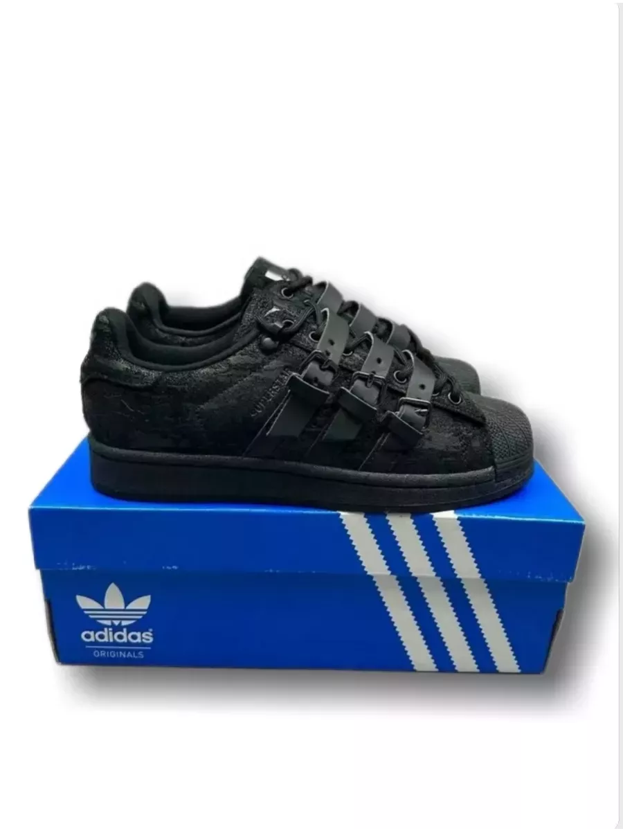adidas gazelle silver green womens Adidas Superstar Orignals Rabbit Hole Black – Flashxkicks main image 1