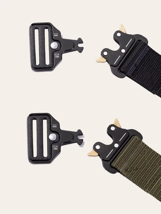 ASL Belts Ремень тактический набор 1+1, черный, фото 2