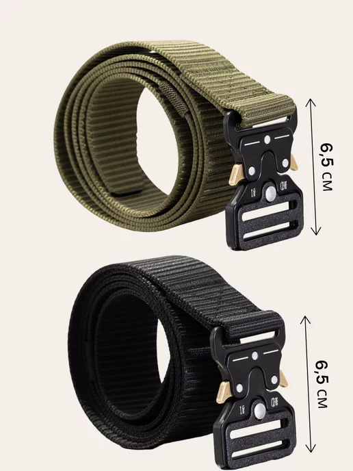 ASL Belts Ремень тактический набор 1+1, черный, фото 4