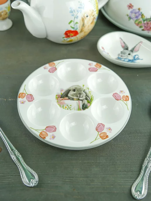 REPAST Подставка для 6 яиц Sweet Bunny 18*2 см, 18x2 см, фото 4
