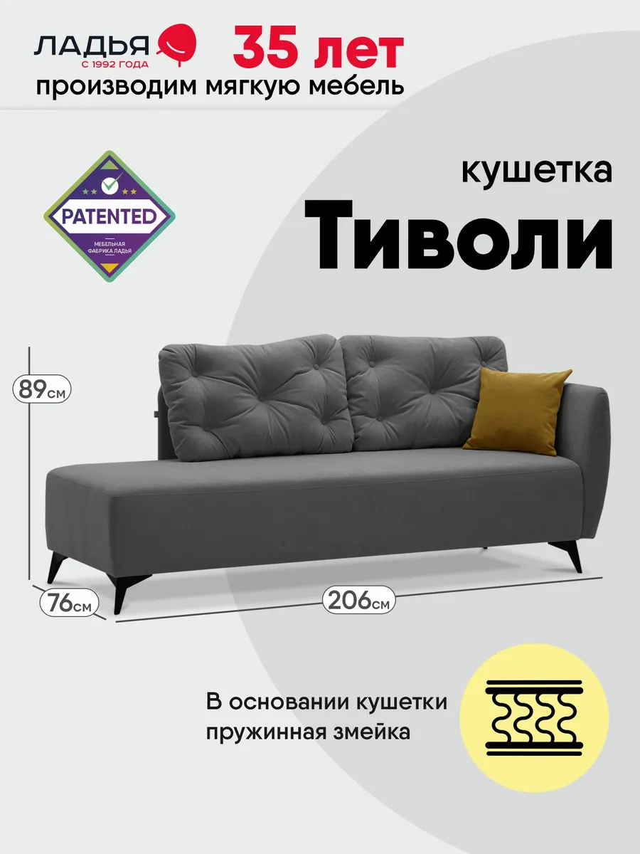 Кушетка Тиволи_1 206х76х89 см