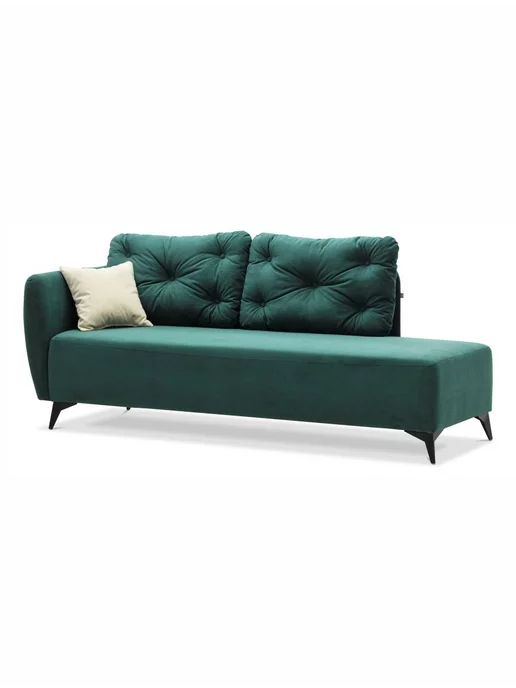 ЛАДЬЯ Кушетка Тиволи_1 206х76х89 см, рогожка, коричневый, 76x89 см, фото 2