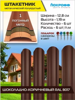 Штакетник металлический для забора евроштакетник комплект Покрофф 224320936 купить за 969 ₽ в интернет-магазине Wildberries