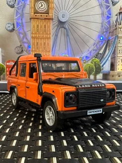 Машинка Land Rover defender оранжевый