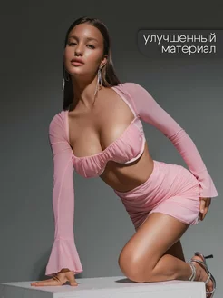 Костюм женский пляжный мини Enchante 224393761 купить за 2 061 ₽ в интернет-магазине Wildberries