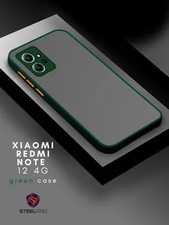 Redmi note 12 чехол матовый с защитой камеры