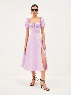 Платье женское летнее нарядное с разрезом TOPTOP 224433466 купить за 7 250 ₽ в интернет-магазине Wildberries