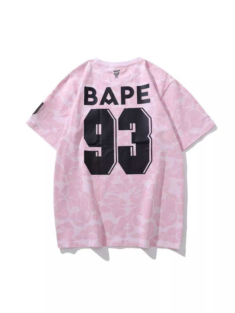 Pink bape t shirt hotsell