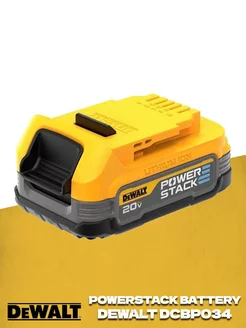 DCBP034 PowerStack 20V Максимальная компактная батарея DEWALT 224442930 купить за 7 118 ₽ в интернет-магазине Wildberries