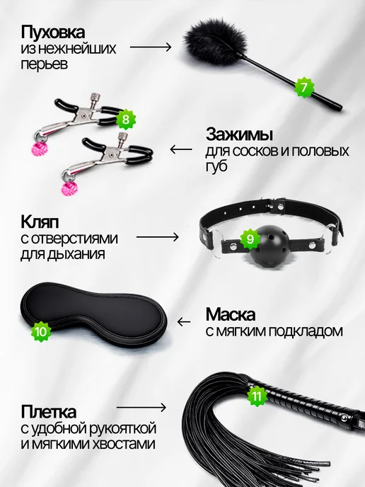 Sex-SHOP Набор Бдсм для ролевых игр 18+, вариант, фото 3