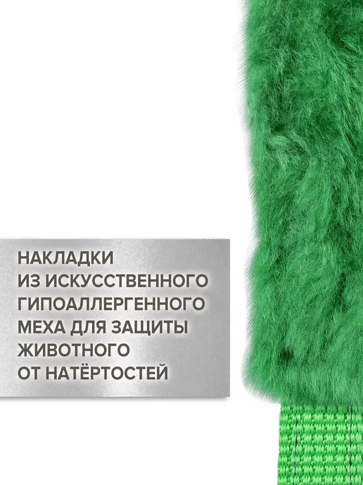 REITER Недоуздок с поводом, двойной нейлон, 25 мм, зеленый, фото 3