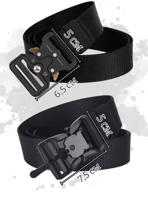 ASL Belts Набор ремней тактических мужских, черный, фото 2