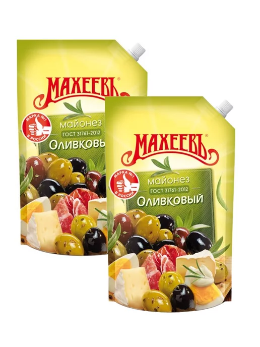 МахеевЪ Майонез Оливковый 770 г 2 штуки, 770 г, фото 2