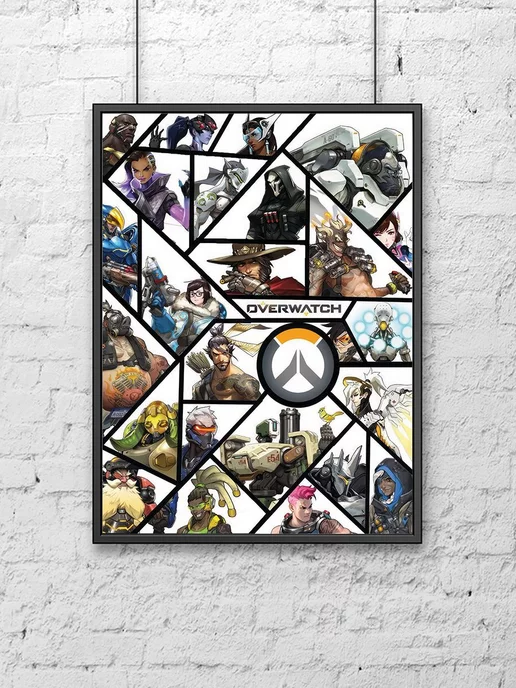 Poster Mall Постер для интерьера (30х40 см) Игра Overwatch