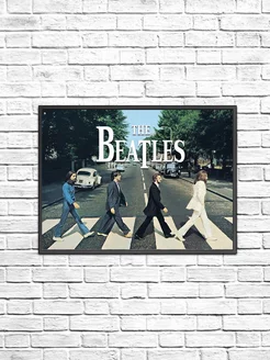 Постер (30х40 см) Группа The Beatles Abbey Road