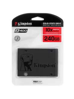 SSD-диск, Kingston A400, SA400S37/240G, ssd накопитель 224630006 купить за 2 767 ₽ в интернет-магазине Wildberries