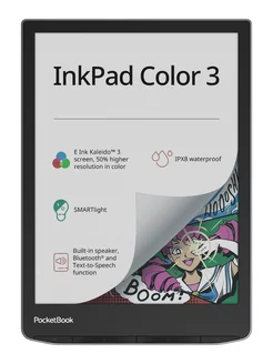 Электронная книга PocketBook Ink Pad Color 3 Pocketbook 224656196 купить за 32 042 ₽ в интернет-магазине Wildberries