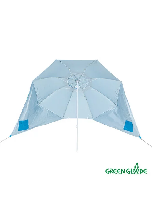 Green Glade Зонт тент для отдыха на природе от солнца пляжный большой, зеленый, фото 6