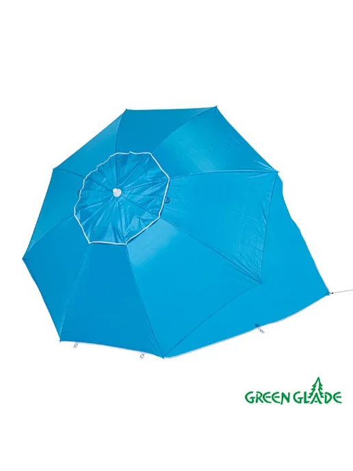 Green Glade Зонт тент для отдыха на природе от солнца пляжный большой, зеленый, фото 7