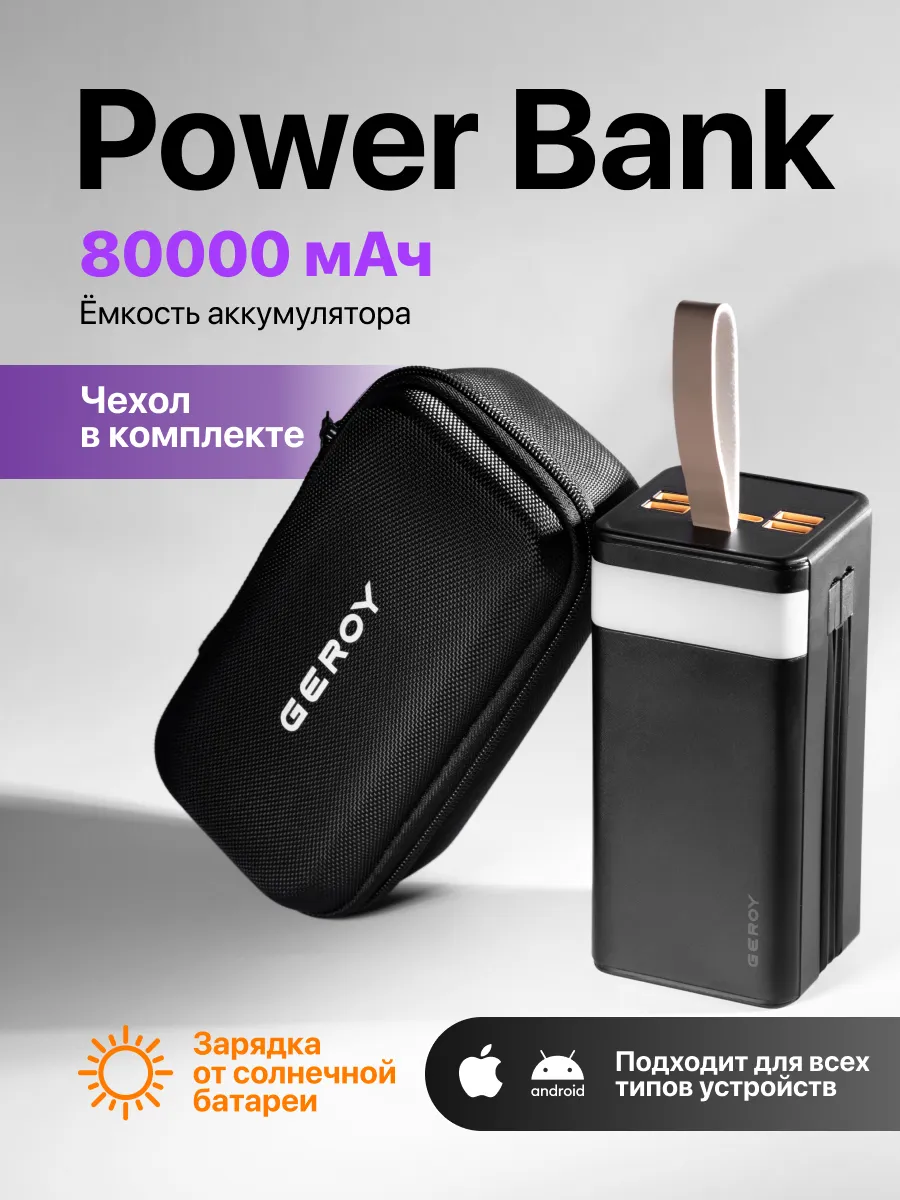 Повербанк 80000 mAh внешний...