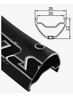 обод двойной черный для велосипеда