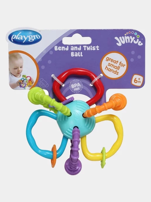 PlayGro Погремушка-зубогрызка Bend & Twist