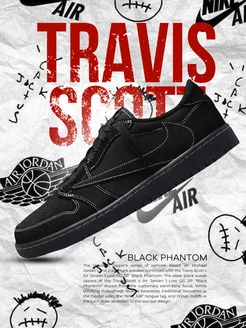 Кроссовки Travis Scott Air Jordan 1 Nike 224826552 купить за 3 804 ₽ в интернет-магазине Wildberries
