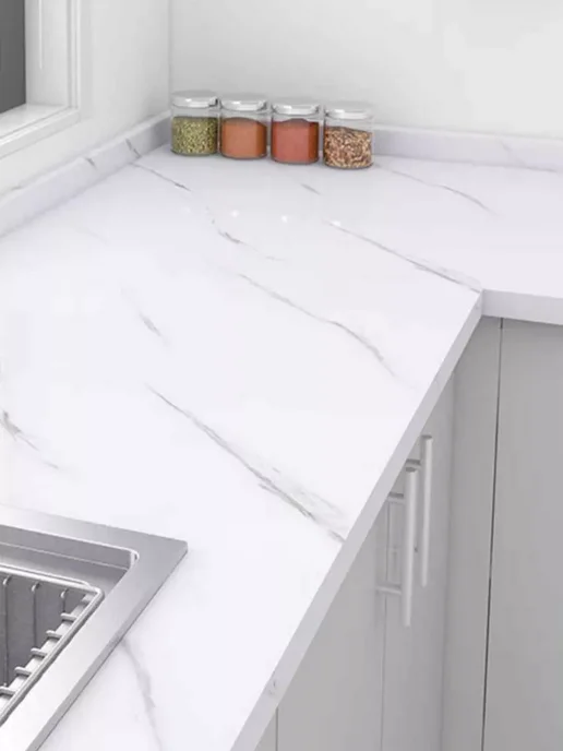kitchen mig Пленка самоклеящаяся для мебели и кухни, белый, фото 5