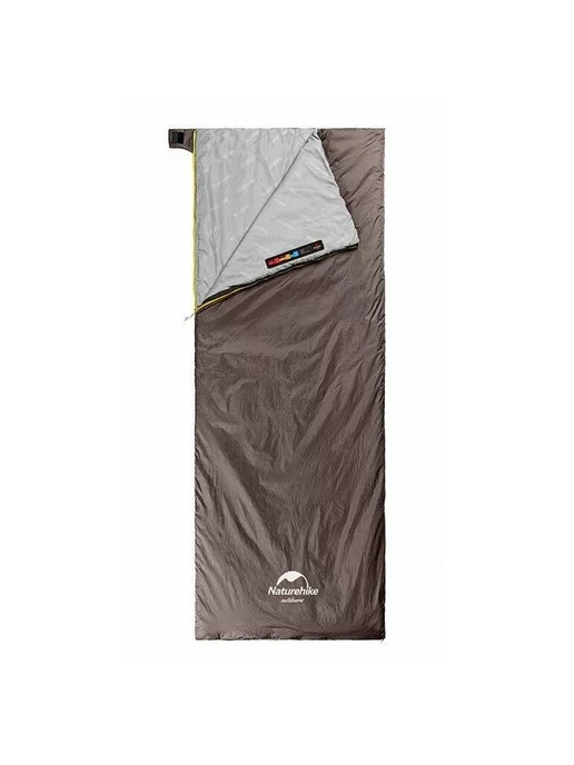 Naturehike Спальный мешок NH21MSD09 LW180 XL серо-коричневый, коричневый