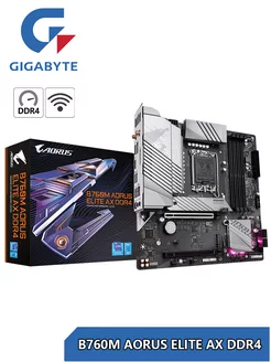 B760M AORUS ELITE AX DDR4 материнская плата gigabyte 224876816 купить за 18 421 ₽ в интернет-магазине Wildberries