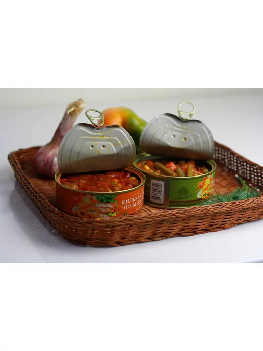 ЗА РОДИНУ Килька балтийская 6 вкусов, 12 банок по 240 гр ассорти, 240 г, фото 2