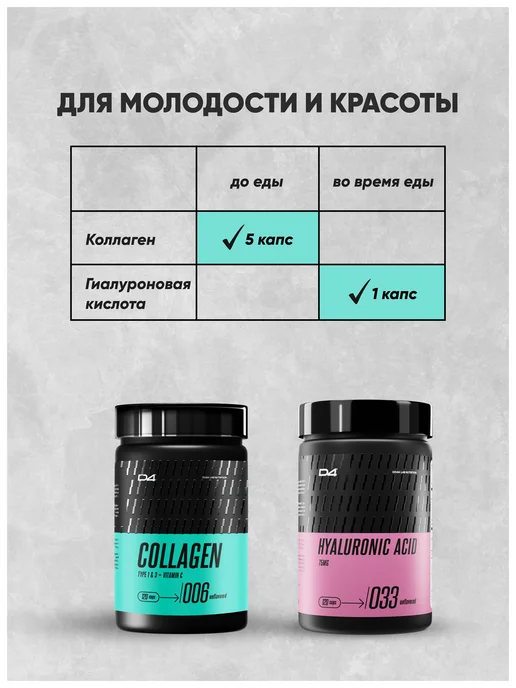 Do4a Lab Коллаген капсулы для суставов с витамином C 120 шт, 120 шт, фото 5