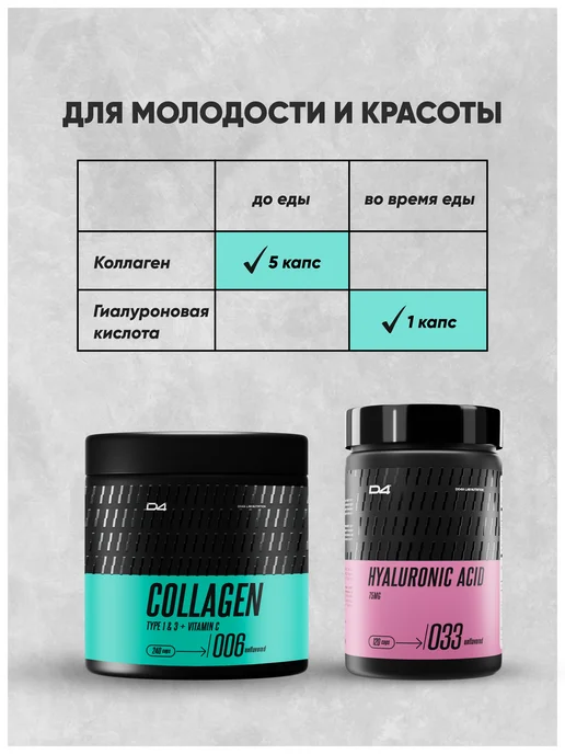Do4a Lab Коллаген капсулы для суставов с витамином C 120 шт, 240 шт, фото 5