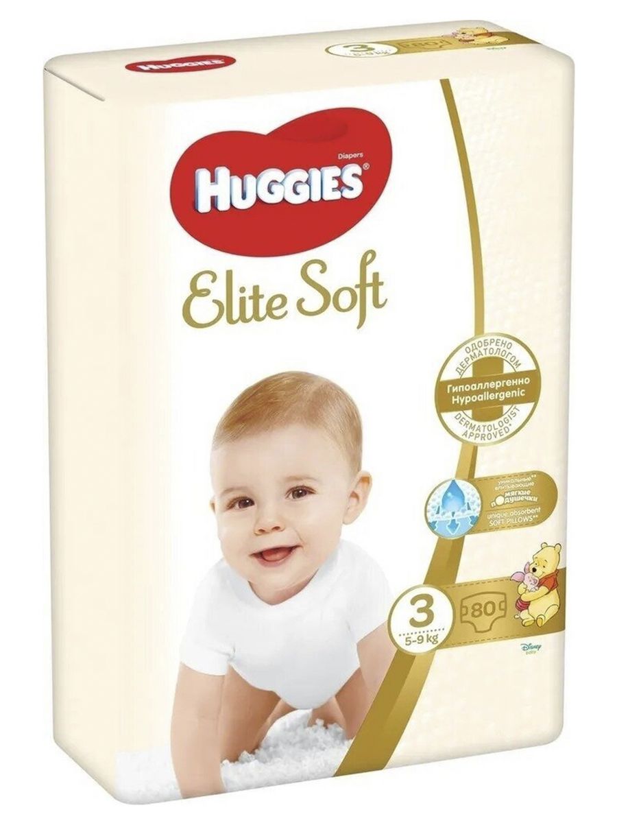 Подгузники huggies 3 5. Хаггис Элит софт 3. Huggies подгузники Elite Soft 3 (5-9 кг) 80 шт.. Подгузники Huggies Elite Soft 3.