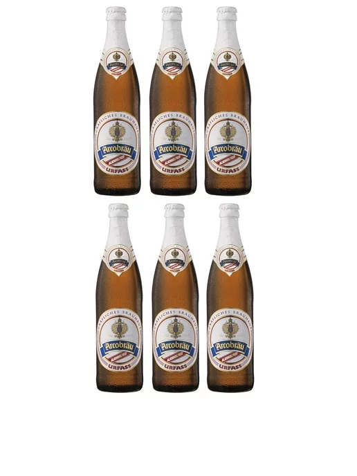 Arcobrau Аркоброй Урфас светлое б.а 6шт х0.5л, 6 шт, 0,5 л