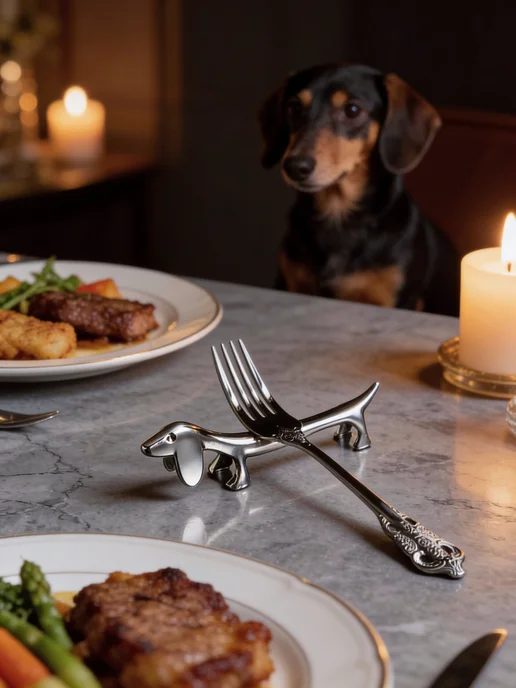 БРИОЛЛА Подставка для палочек для еды такса 2 шт, 2 шт, фото 2