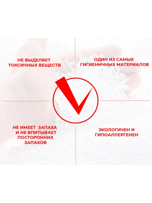 wowpuff.ru Наполнитель для кресла мешка поролоновый для подушки 1 кг, 100 л, 100 л, фото 3