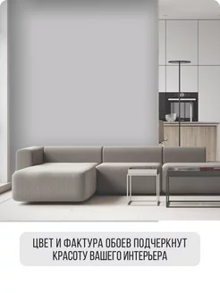 Обои бумажные однотонные БаронФон21 - 4 рулона. Купить обои на стену. Изображение 6