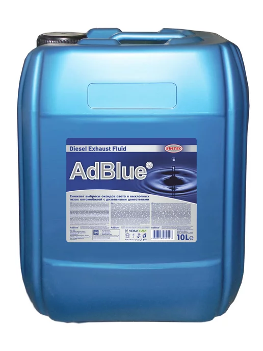 SINTEC Adblue мочевина дизель для SCR, 10 л, 10 л
