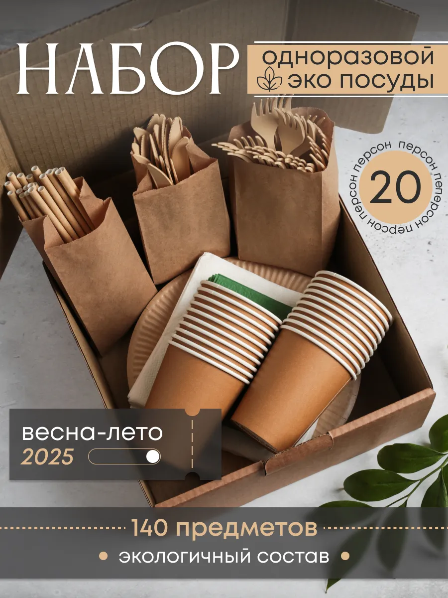 Набор одноразовой посуды...