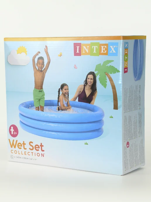 Intex Бассейн надувной детский 86 см, 147x33 см, фото 5