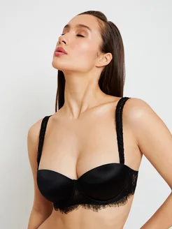 Бюстгальтер кружевной черный Infinity Lingerie 224997694 купить за 784 ₽ в интернет-магазине Wildberries