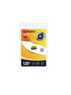 Карта памяти MICROSDXC 128GB CLASS10 + адаптер SD (45MB S)