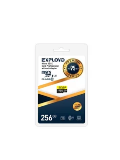 Карта памяти MICROSDXC 256GB CLASS10 + адаптер SD (95MB S)