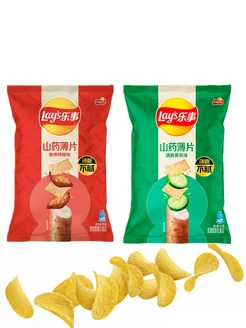 Чипсы Lay's со вкусом огурцов и жареных куриных крылышек