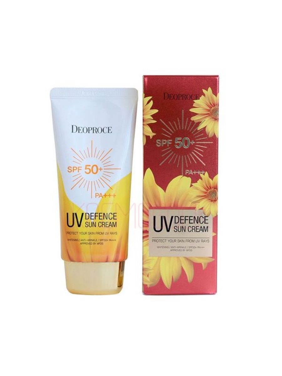 Крем Deoproce UV Defence Sun Protector spf50+ pa+++ 70g. Солнцезащитный крем для лица spf50+ pa+++ Deoproce UV 70г. Крем Deoproce 50+. Солнцезащитный крем для лица Deoproce UV Defence Sun Cream spf50+ pa++++ , 70 гр.