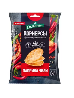 Чипсы кукурузно-рисовые Корнерсы, с паприкой и чили, 50г