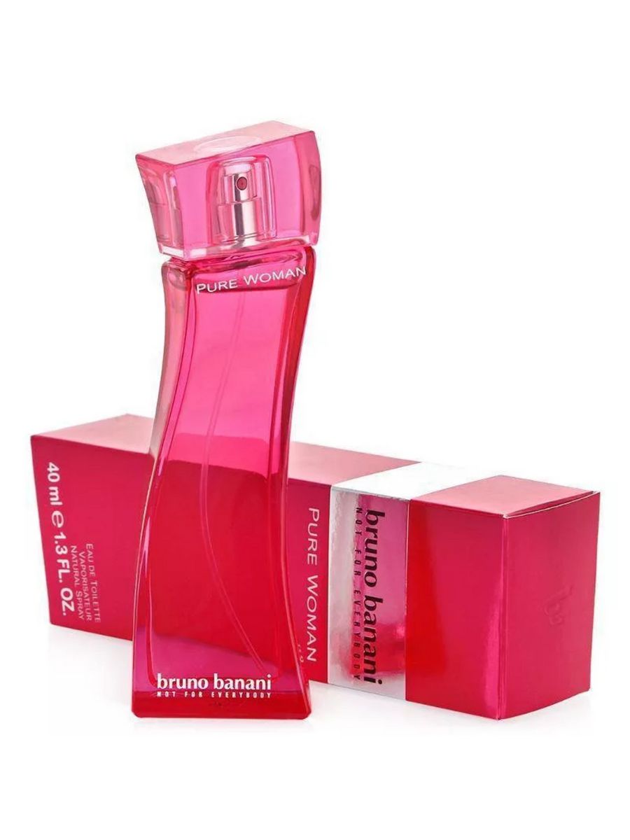 Bruno banani отзывы. Bruno Banani Pure woman. Туалетная вода Bruno Banani Pure woman.