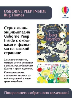 Usborne Peep Inside Bug Homes