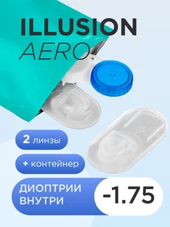 Контактные линзы на месяц AERO (2бл) -1.75